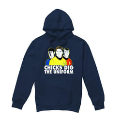 Star Trek Mens Dig It Hoodie - M, Navy