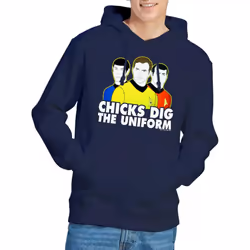 Star Trek Mens Dig It Hoodie - M, Navy