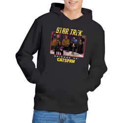 Star Trek Mens Cat's Paw Hoodie - XXL, Black