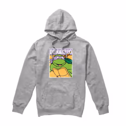 Teenage Mutant Ninja Turtles Mens Donatello Hoodie - XL, Sport Heather