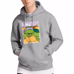 Teenage Mutant Ninja Turtles Mens Donatello Hoodie - XL, Sport Heather
