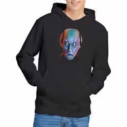 Star Trek Mens Balok Head Hoodie - XXL, Black
