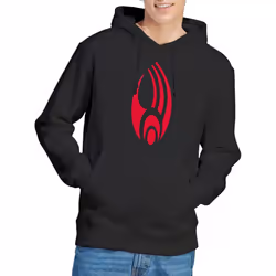 Star Trek Mens Borg Logo Hoodie - S, Black