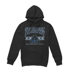 Star Trek Mens Starfleet Academy Earth Hoodie - XXL, Black