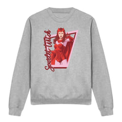 Marvel Unisex Adult Scarlet Witch Pose Sweatshirt - XL, Sport Heather