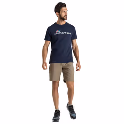 Craghoppers Mens Lucent Logo Short-Sleeved T-Shirt - XXL, Blue Navy
