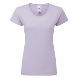 Fruit of the Loom Womens/Ladies Premium Ringspun Cotton Lady Fit T-Shirt - XS, Soft Lavender