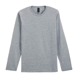 Gildan Unisex Adult Softstyle Long-Sleeved T-Shirt - 3XL, Sport Grey