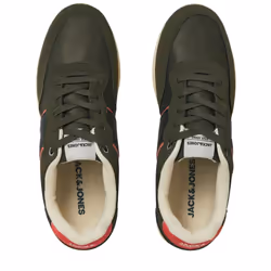 Jack And Jones Mens Spirit Runner Trainers - 8 UK, Olive Night