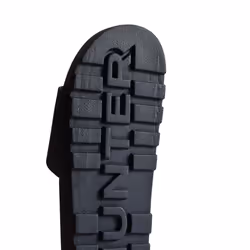 Hunter Womens/Ladies Core Embossed Sliders - 12 UK, Navy