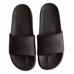 Hunter Womens/Ladies Core Embossed Sliders - 12 UK, Black