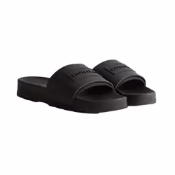 Hunter Womens/Ladies Core Embossed Sliders - 12 UK, Black