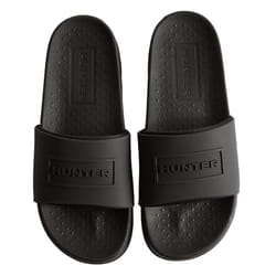 Hunter Womens/Ladies Core Embossed Sliders - 4 UK, Black