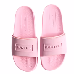 Hunter Womens/Ladies Core Embossed Sliders - 7 UK, Prism Pink