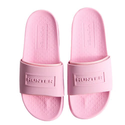 Hunter Womens/Ladies Core Embossed Sliders - 7 UK, Prism Pink