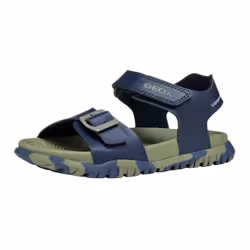 Geox Boys fusbetto Sandals - 4 UK Child, Navy/Military