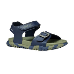 Geox Boys fusbetto Sandals - 10 UK Child, Navy/Military
