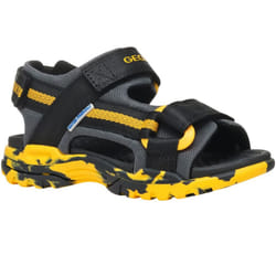 Geox Boys Borealis Sandals - 13 UK Child, Black/Yellow