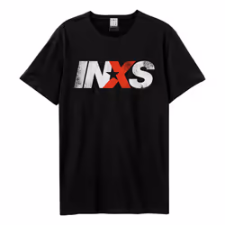 Amplified Unisex Adult INXS Logo T-Shirt - XS, Black