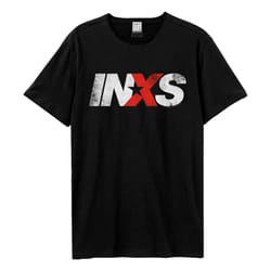 Amplified Unisex Adult INXS Logo T-Shirt - XS, Black