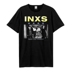 Amplified Unisex Adult Need You Tonight INXS T-Shirt - XS, Black