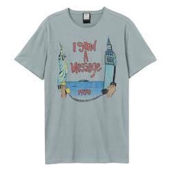 Amplified Unisex Adult I Send A Message INXS T-Shirt - XXL, Strange Blue