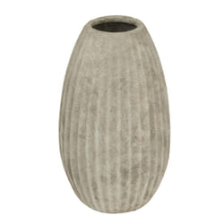 Hill Interiors Catania Olpe Vase - 36cm x 21cm x 21cm, Light Grey