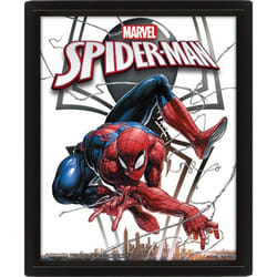 Marvel Spiderman & Venom 3D Lenticular Framed Poster