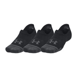 Under Armour Unisex Adult Ultra-Low Training Sports Socks (Pack of 3) - 4 UK-7.5 UK, Black