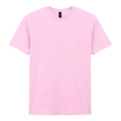 Gildan Mens Short Sleeve Soft-Style T-Shirt - 3XL, Light Pink