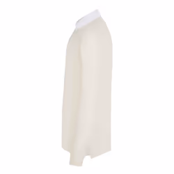 Front Row Mens Premium Long Sleeve Rugby Shirt/Top - XS, Natural