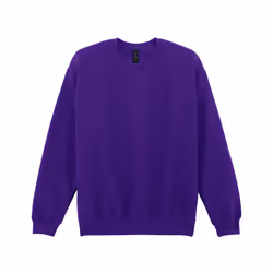 Gildan Unisex Adult Softstyle Fleece Midweight Sweatshirt - S, Purple