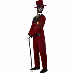 Smiffys Mens Deluxe Groom Sacred Heart Day Of The Dead Costume Set