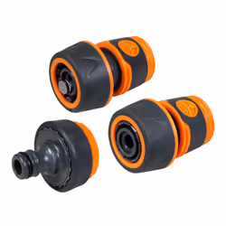Faithfull 3/4in Plastic Hose Fittings Kit, 3 Piece