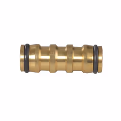 Faithfull Brass 2-way Hose Coupling 12.5mm (1/2in)