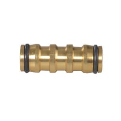 Faithfull Brass 2-way Hose Coupling 12.5mm (1/2in)