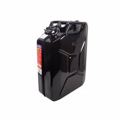 Faithfull Steel Jerry Can - 470 x 345 x 168mm, Black