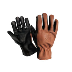 Kent & Stowe Sure & Soft Leather Gloves - Medium, &nbsp;Brown, Black