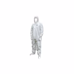 Scan Chemical Splash Resistant Coverall - Large, White