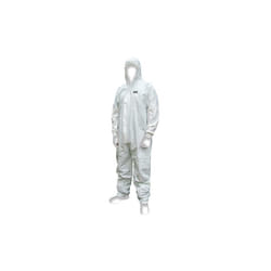Scan Chemical Splash Resistant Coverall - Large, White