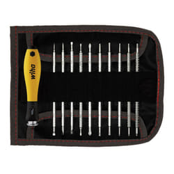 Wiha System 4 Softfinish Esd Interchangeable Screwdriver Set, 12 Piece