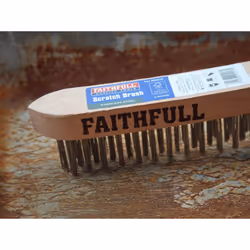 Faithfull Heavy-duty Stainless Steel Scratch Brush