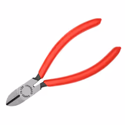 Knipex 70 01 Series Diagonal Cutters, Plastic Coated Grip
