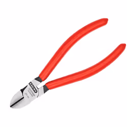 Knipex 70 01 Series Diagonal Cutters, Plastic Coated Grip