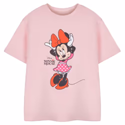 Disney Girls Minnie Mouse Pose Short-Sleeved T-Shirt - 18-24 Months, Pink