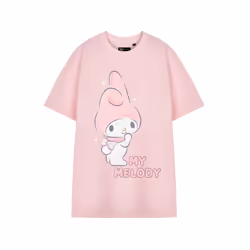 Hello Kitty Womens/Ladies My Melody Short-Sleeved T-Shirt - XXL, Pink