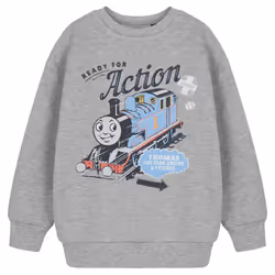Thomas And Friends Boys Ready For Action Sweatshirt - 5-6 Years, Grey