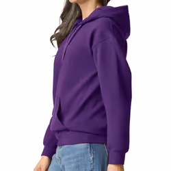 Gildan Unisex Softstyle Midweight Hoodie - XXL, Purple