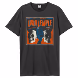 Amplified Unisex Adult Twin Temple Demonophonic T-Shirt - 3XL, Charcoal
