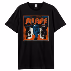 Amplified Unisex Adult Twin Temple Demonophonic T-Shirt - XS, Black